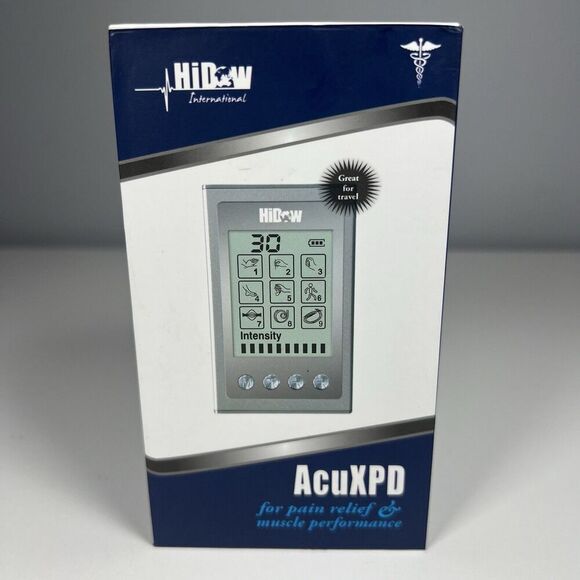 HiDow AcuXPD Electronic Massager for Pain Relief & Muscle Performance New/Sealed - Picture 1 of 5